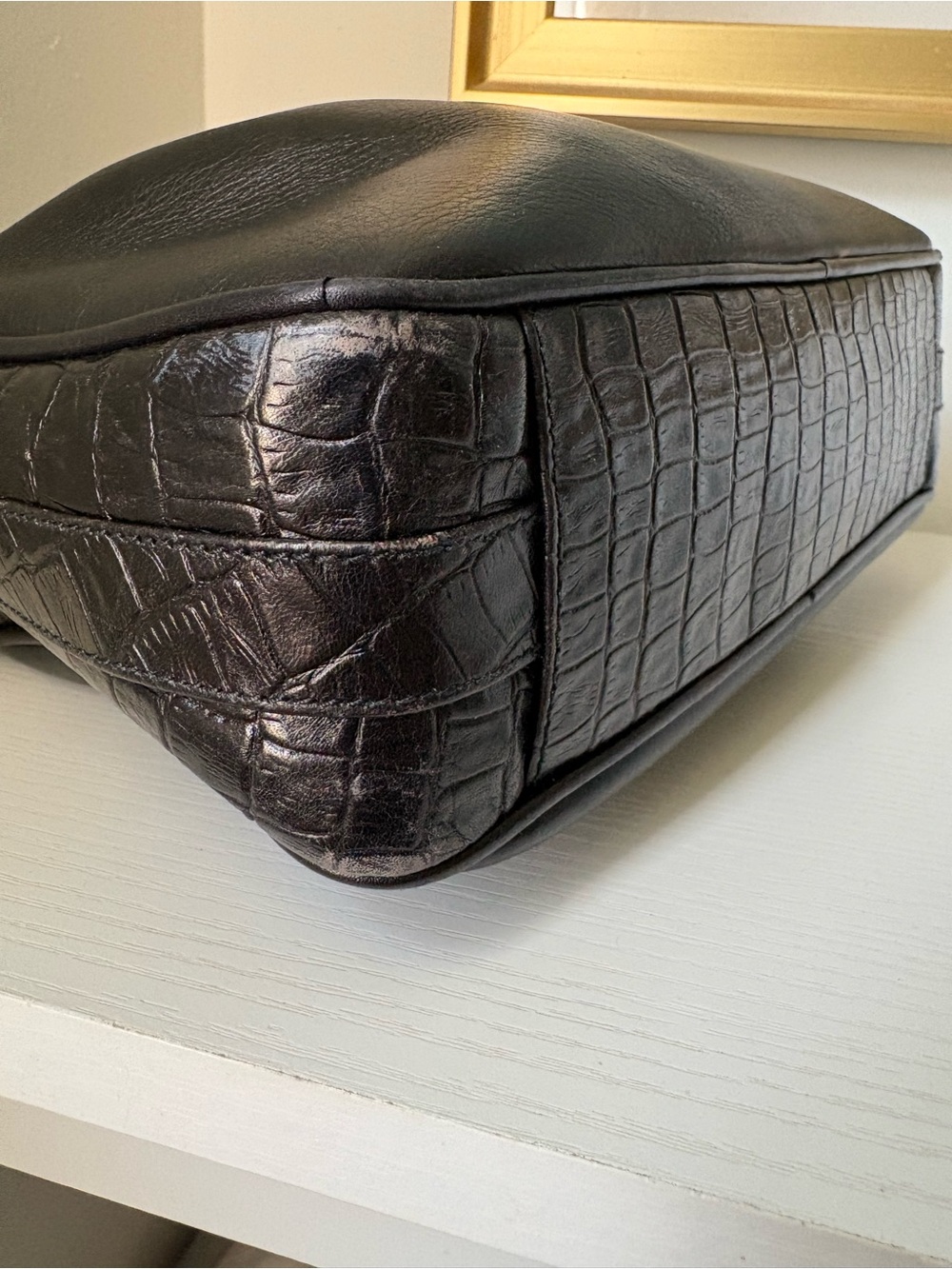 FENDI Black Leather Crossbody Bag - Picture 13 of 16